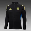 2025/2026 Manchester Long Zipped Jacket Black Football Shirt 1:1 Thai Quality Set