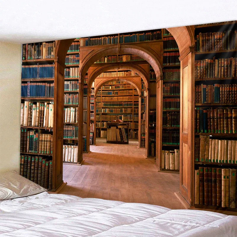 Nigikala Church mural bookshelf tapestry home decoration Angel Bohemian decoration psychedelic scene yoga mat sofa blanket