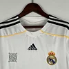 2009/2010 Retro Long Sleeve Real Madrid Home Football Shirt1:1 Thai Quality
