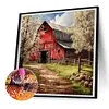 Country House-Full Round Diamond Painting 30*30CM