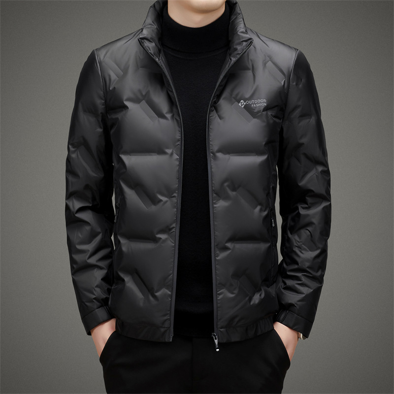 Men's Casual Stand Collar Down Jacket
