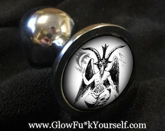 Baphomet butt plug! Just in time for Halloween, Armageddon or Christmas!  Levi Satan pentagram gay kinky bdsm 666 satanic death metal mature
