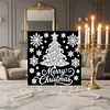 uk.everydayedeals DIY Pearl Painting With Frame - Handmade Self-Adhesive Pearls - Christmas Tree(25*25cm)