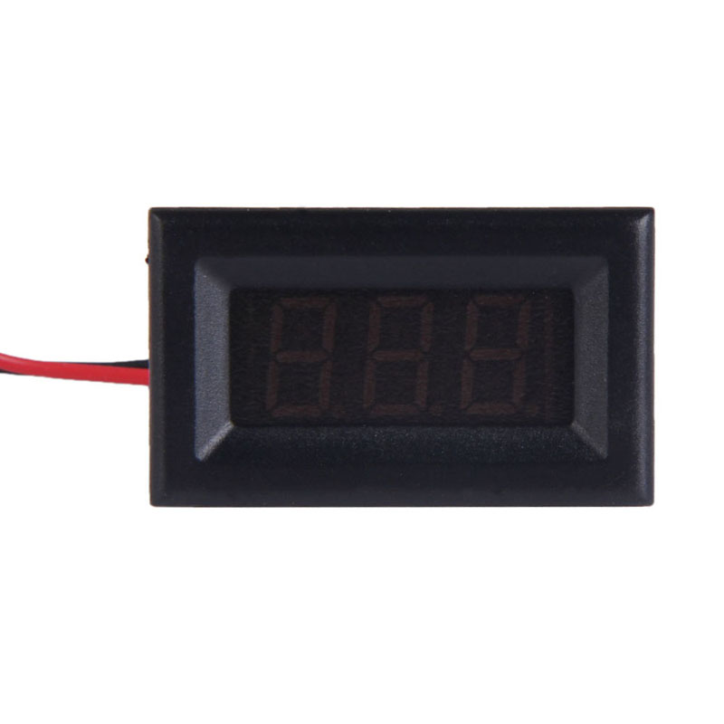 

Two Wires Digital Voltmeter LED Display DC2.5-30V Voltage Meter, Green light, 501 Original