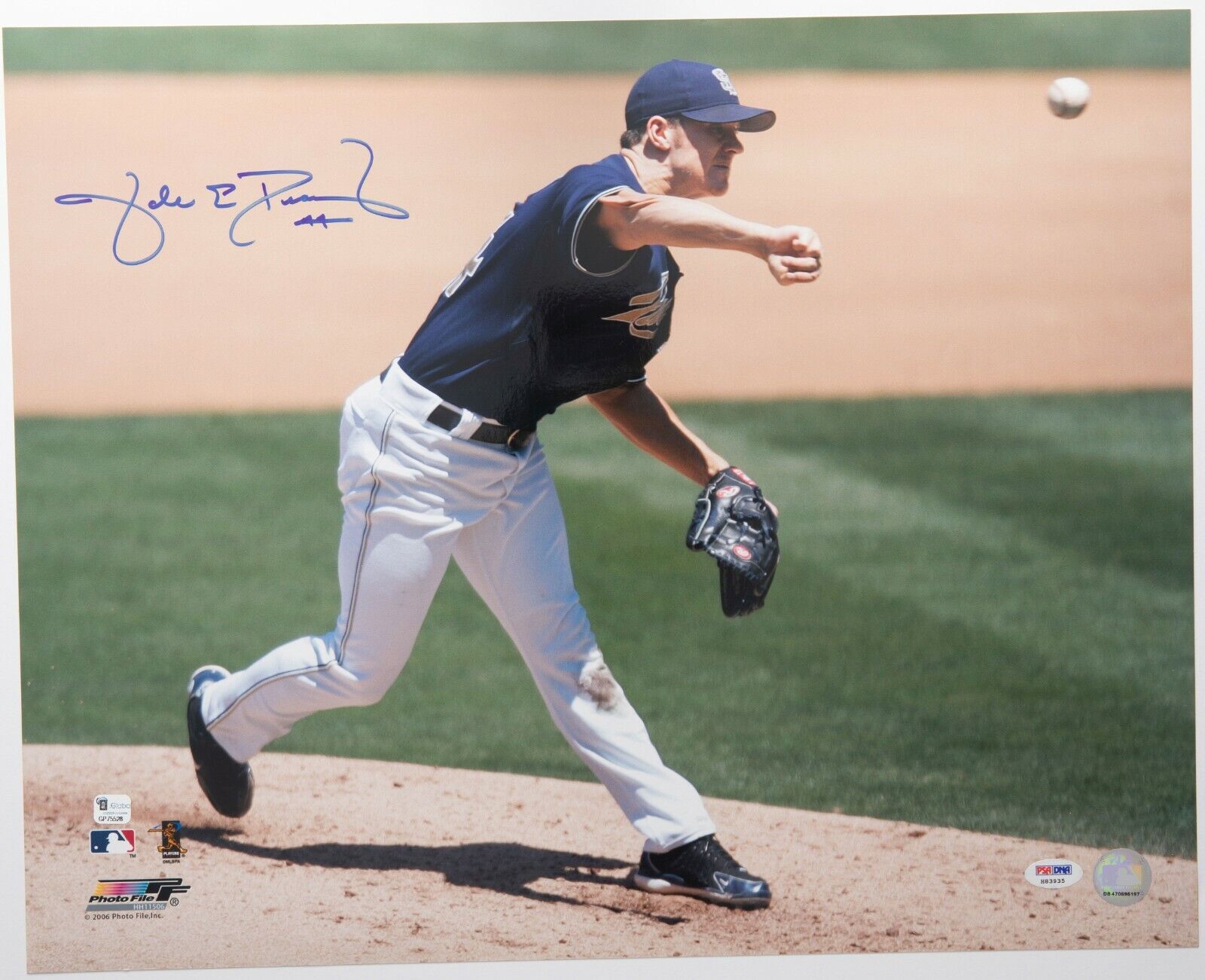 Jake Peavy Signed Padres Baseball 16x20 Photo Poster painting PSA/DNA COA Picture Autograph