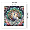 Peacock Spreads Its Tail-11CT Stamped Cross Stitch 50*50cm/19.69*19.69in