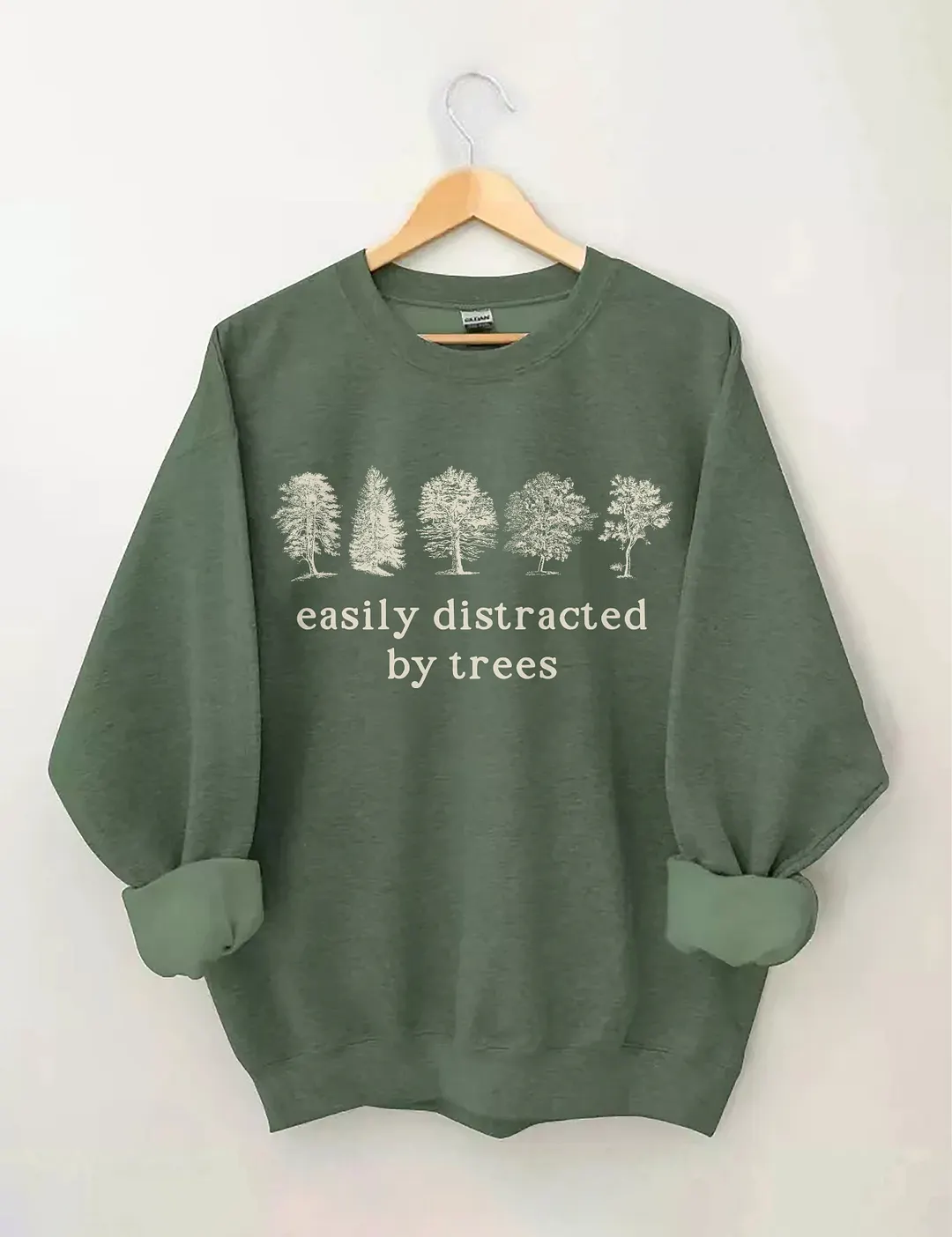 Easily Distracted By Trees Sweatshirt