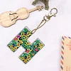 1Pc DIY Diamond Painting Lettter Keychain