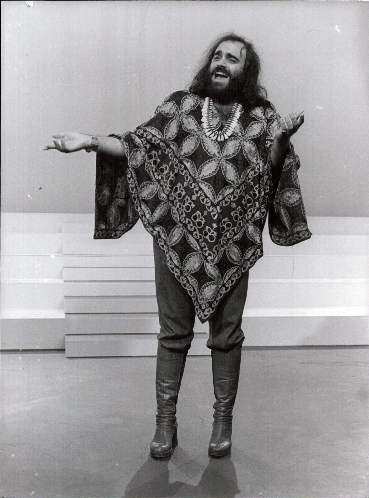 Demis Roussos - Private Vintage Press Photo Poster painting Norbert Unfried (U-1799