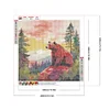 (40*40cm)Bear - Full Round Drill Diamond Painting