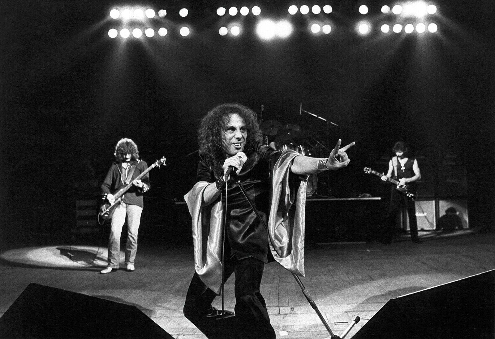 ????Black Sabbath with Ronnie James Dio - 16x20” Photo Poster painting ! Tony Iommi guitar ????