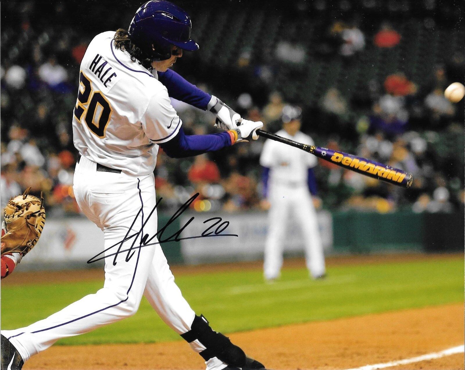 CONNER HALE HAND SIGNED LSU TIGERS 8X10 Photo Poster painting W/COA