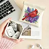 Diamond Painting Cardinal and Flower PU Storage Bag Coin Purse