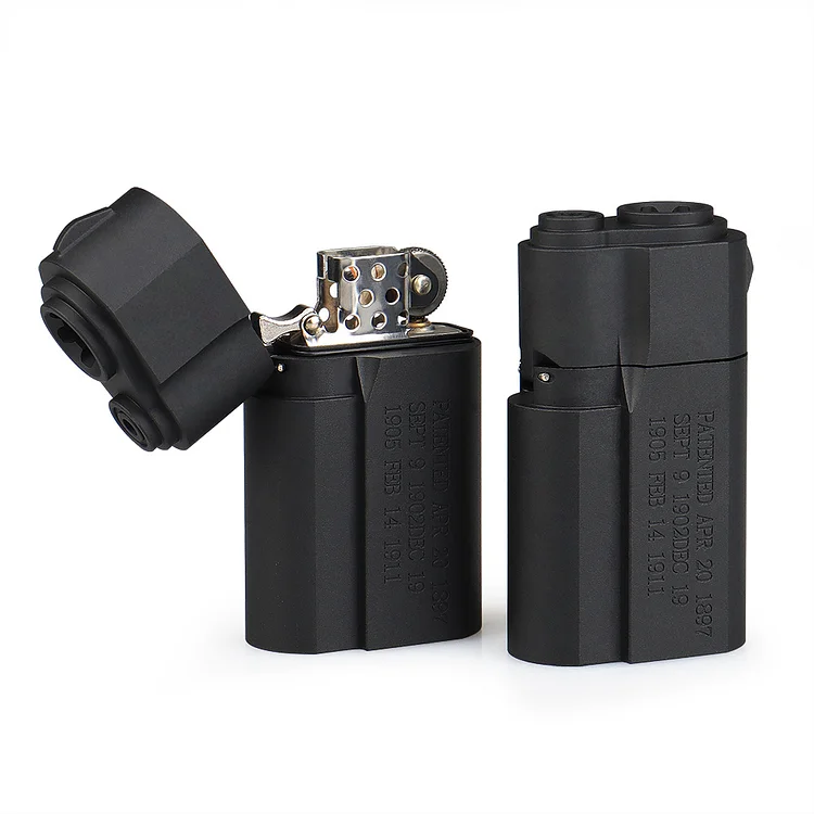 1911 Pistol Style Design Windproof Kerosene Lighter