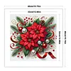 Christmas Red Flower-11CT Stamped/Counted Cross Stitch 40*40cm/15.75*15.75in tapestrymarket