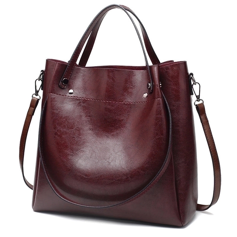 Women’s Large All Seasons Pu Leather Fashion Handbag