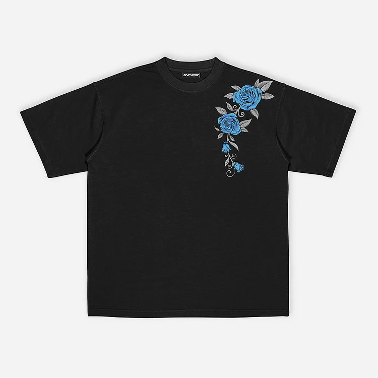 Blue Flower   T-shirt