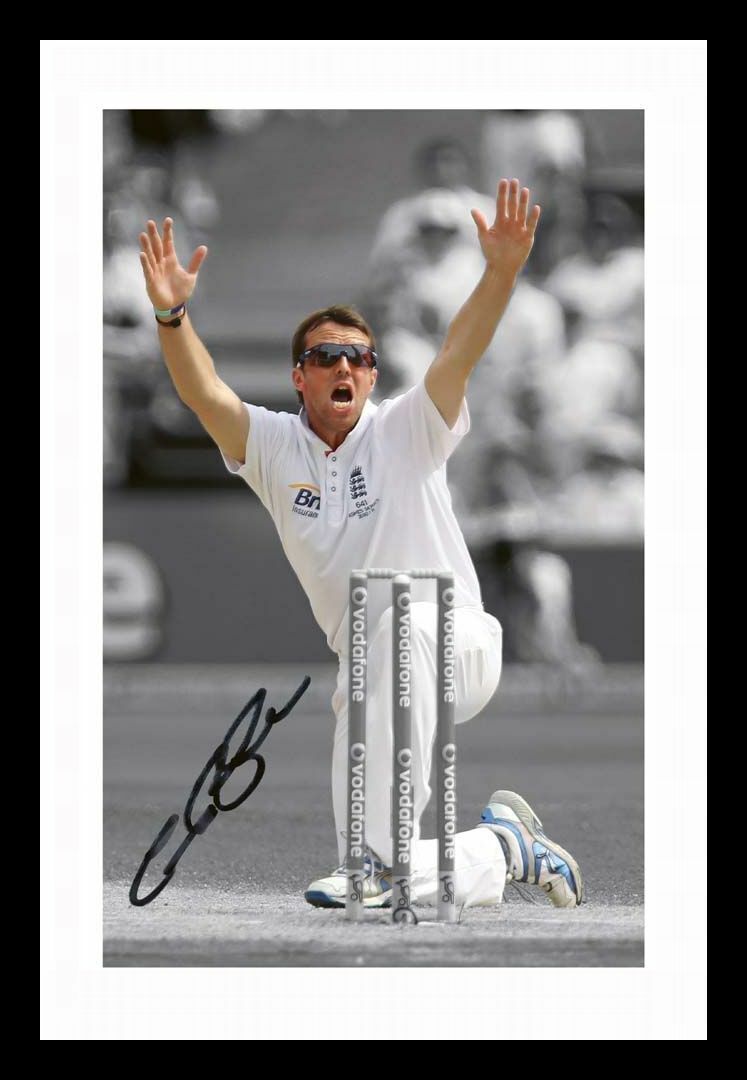 Graeme Swan - England Autograph Signed & Framed Photo Poster painting