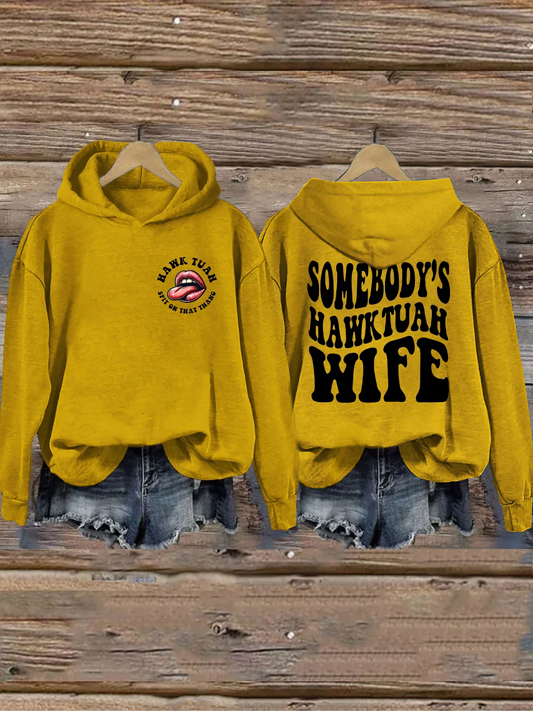 Somebody's Hawk Tuah Wife Hoodie