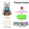 Diamond Painting Xmas Angel Wooden Desktop Ornament