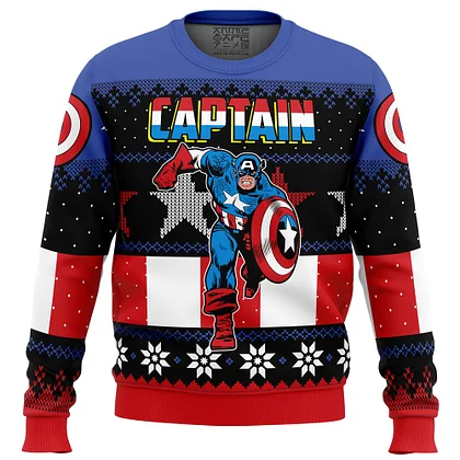 Christmas Avengers Chibi Marvel Comics Ugly Christmas Sweater