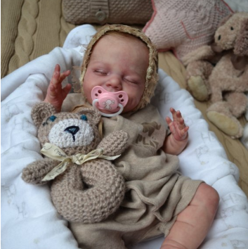 [Heartbeat💖 & Sound🔊]Realistic 20" Handmade Reborns Jahn Reborn Baby Doll Girl- So Truly Lifelike Baby Rebornartdoll® RSAW-Rebornartdoll®