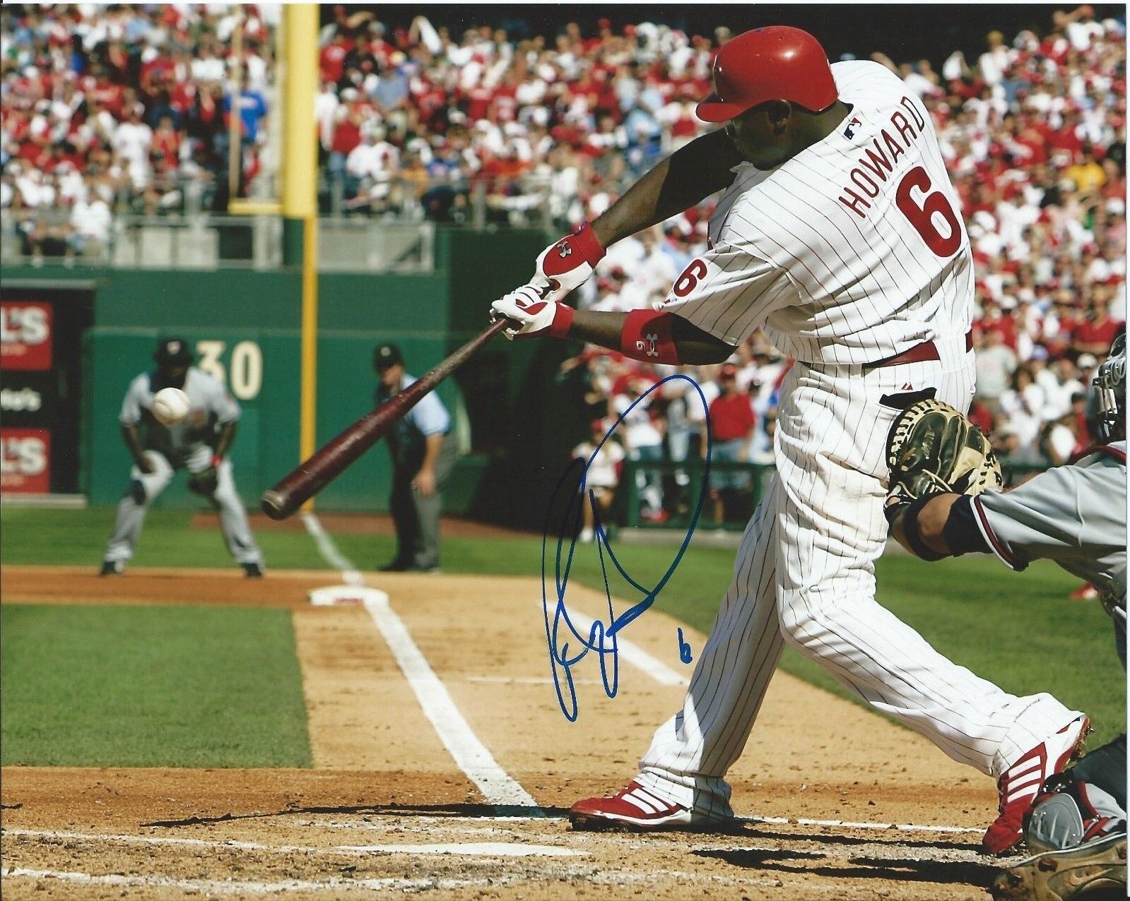 RYAN HOWARD signed autographed Philadelphia Phillies 8x10 Photo Poster painting