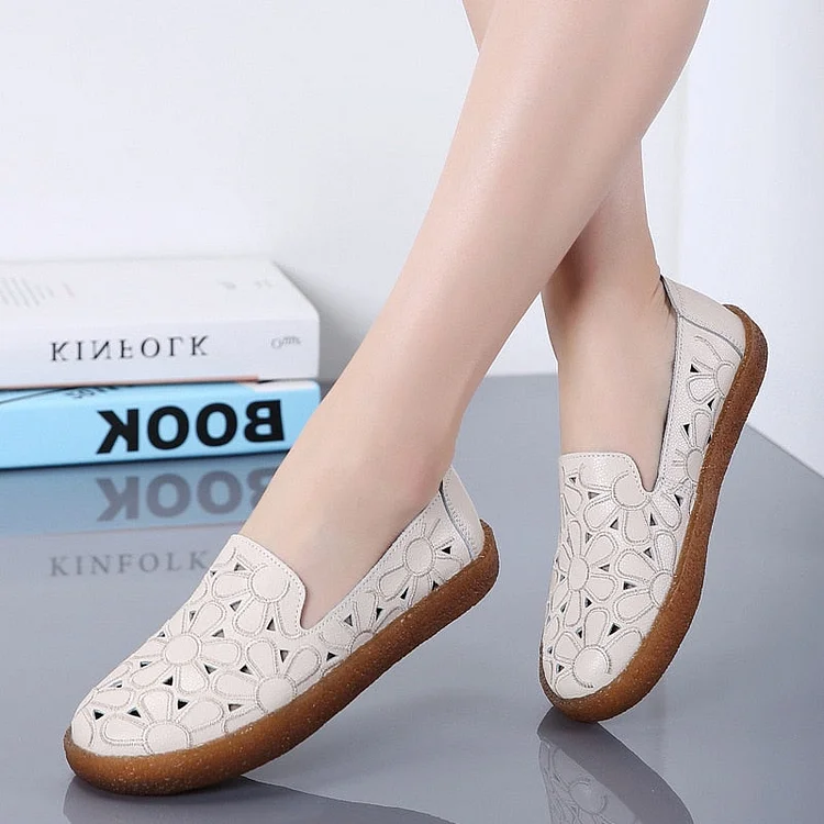 Summer Breathable New Mould Ladies Slip on Shoe Women Customizable Spring Style Flat Shoes Radinnoo.com