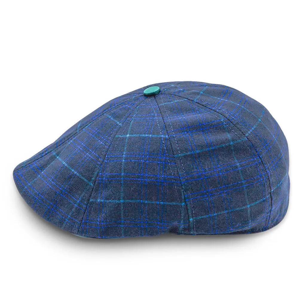 Hatsfashion-The Midnight Summer Peaky   Cap - Plaid