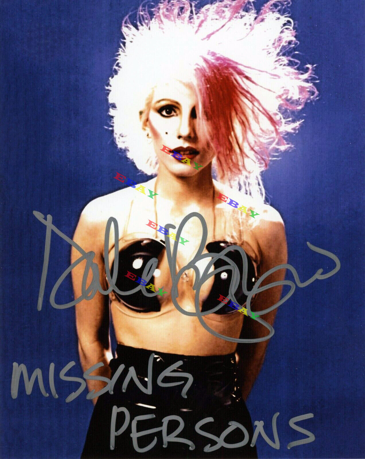 Dale Bozzio Missing Persons Autographed Signed 8x10 Photo Poster painting Reprint