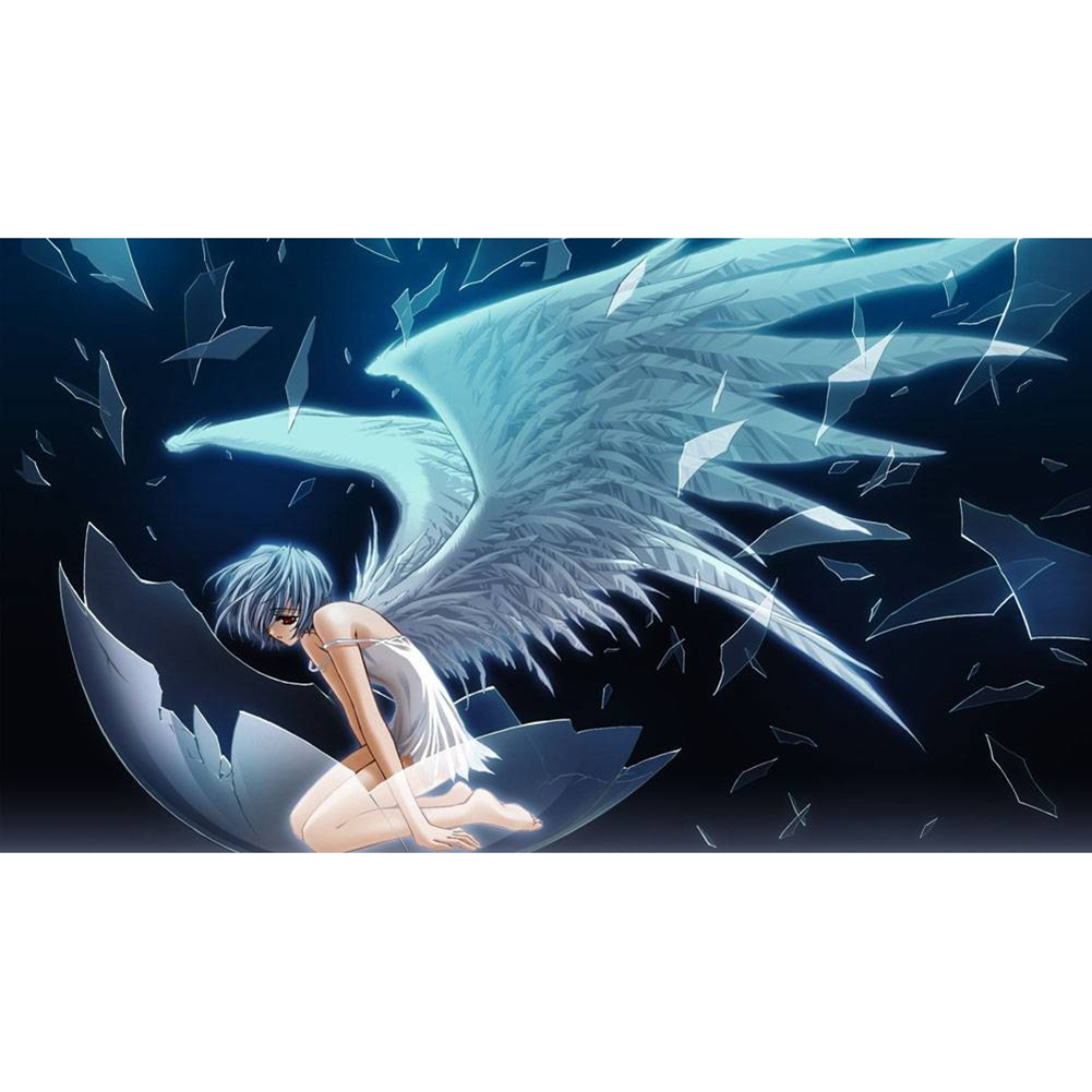 

Winged Angel - Round Drill Diamond Painting - 50*30CM, 501 Original