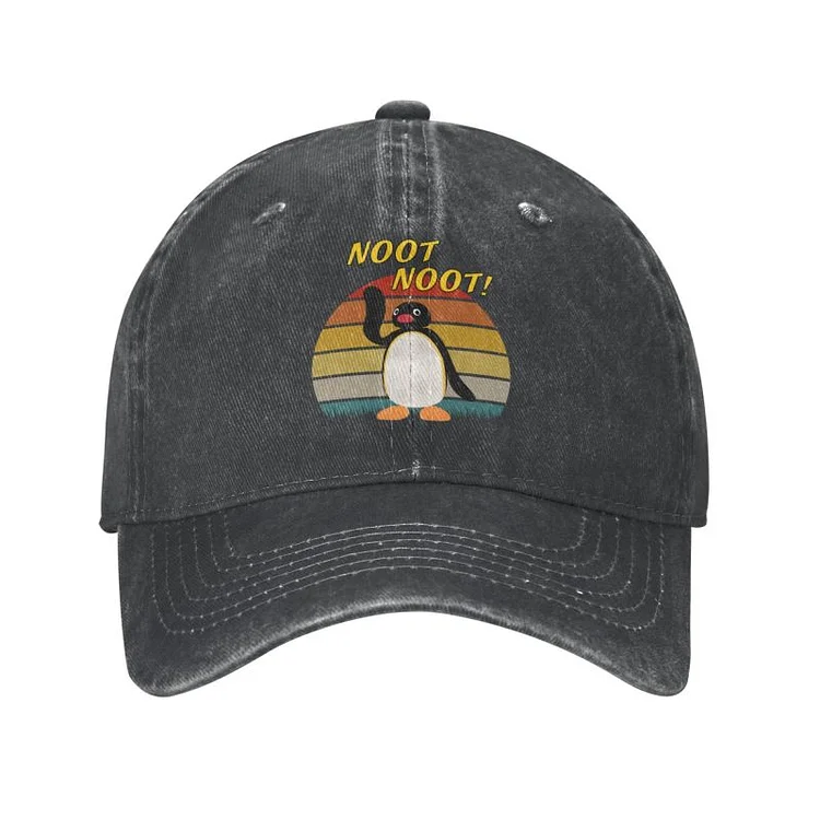 Classic Cotton Noot Noot Pingu Meme Baseball Cap Men Women Custom Adjustable Unisex Cartoon Penguin Dad Hat Summer