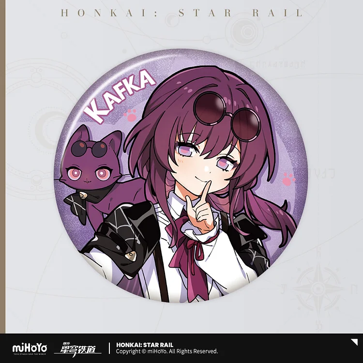 Honkai Star Rail Little Kitty Badge [Original Honkai Star Rail Official Merchandise]