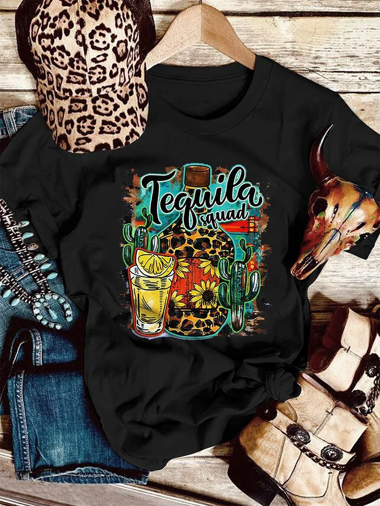 Tequila Squad Western Style Tee