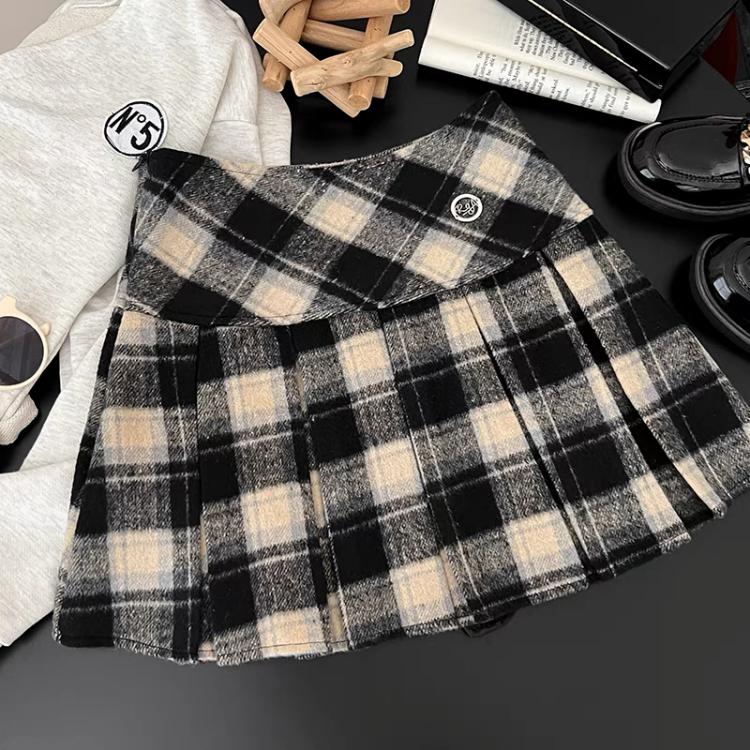 Lindacameron Plaid Mini Skirt – Vintage Kawaii Korean Fashion for Autumn Winter  