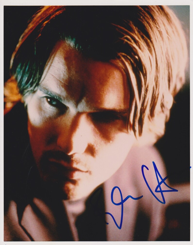 Ethan Hawke Signed Autographed Glossy 8x10 Photo Poster painting - COA Matching Holograms