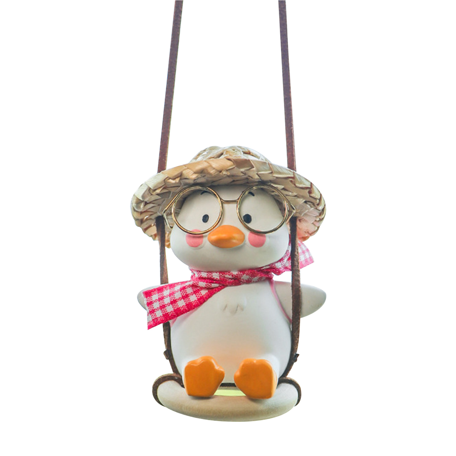 

Car Hanging Ornament - Cute Swinging Shake Duck Car Rear View Mirror Charms, 501 Original