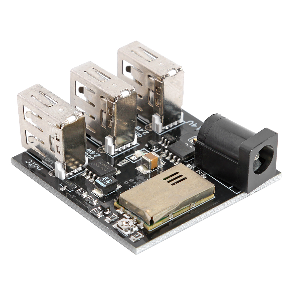 

DC-DC 9V/12V to 5V 8A Step Down Power Bank Board 3 USB Mini Charging Module, 501 Original