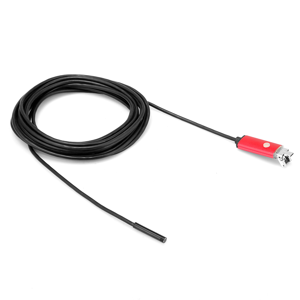 

2M 6 LED 7mm Lens 2IN1 Android Endoscope Red-104625.02, 红色, 501 Original