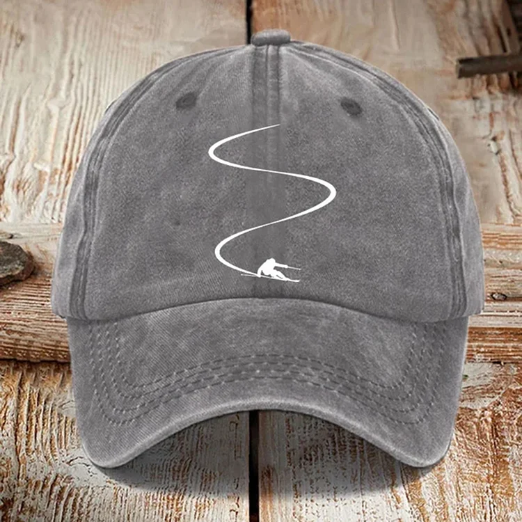 Comstylish Unisex Ski Enthusiasts Printed Hat