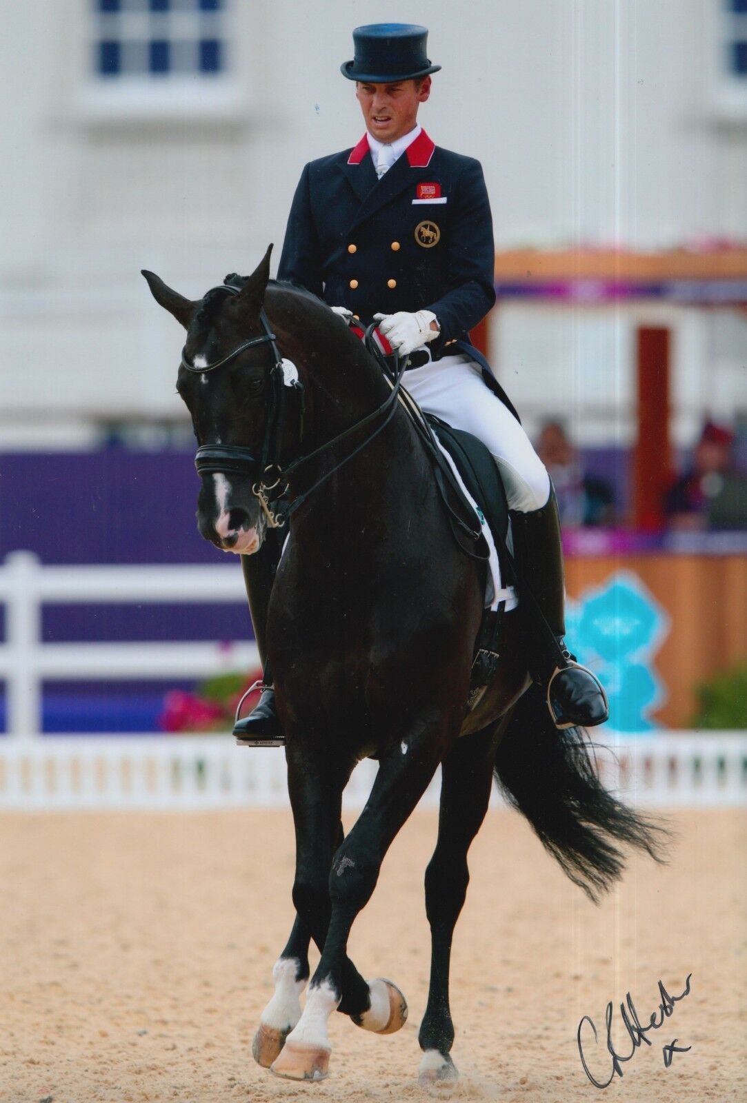 Carl Hester Hand Signed 12x8 Photo Poster painting Team GB Olympics 5.