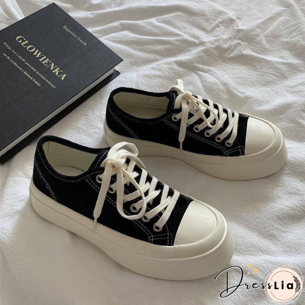Sneakers Women's Sports Shoes Lolita Platform Vintage Casual Footwear Round Head Tennis Japanese Boots Female