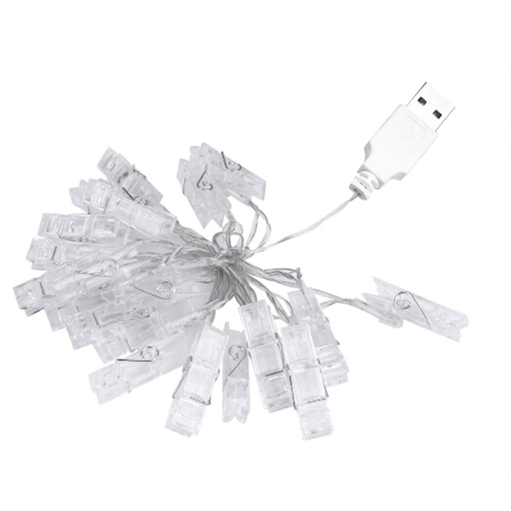 

LED Photo Clip Lamp Fashion Party Decorative String Light Floor Night Lamp, 6m+usb+styleed light, 501 Original