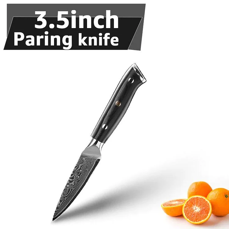 Damascus VG10 Chef Knife with G10 Handle Gift Box(High cold tolerance)