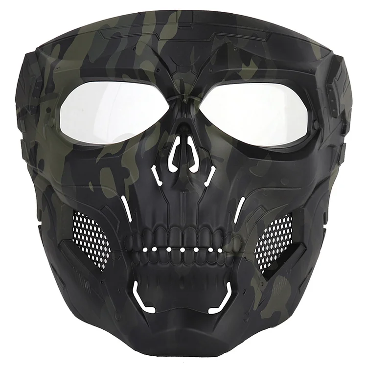 Skull Mask Ergonomic Protective Mask for FAST Warrior Helmets (Black CP)