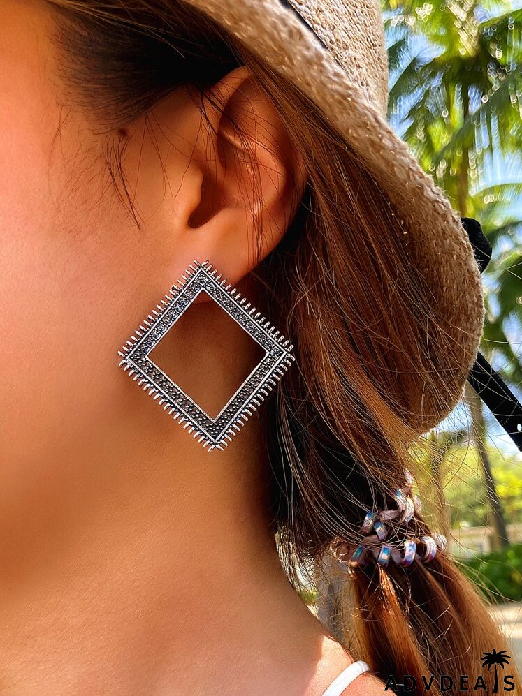 Geometric Stud Earrings