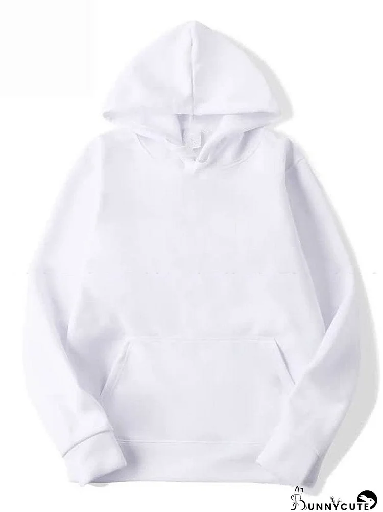 Fleece Oversized Drop Shoulder Workout Pullover Long Sleeve Hoodie