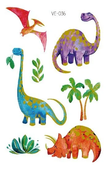 Cool Cartoon Temporary Red Card Tattoo Sticker for Boy Child Tattoo Kids Body Art Water Transfer Fake Tattoo Decals 120*75mm