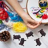 (US Only)Wooden Bobbin Set with Animal Shapes for DIY Sewing Storage Tool (Sheep)