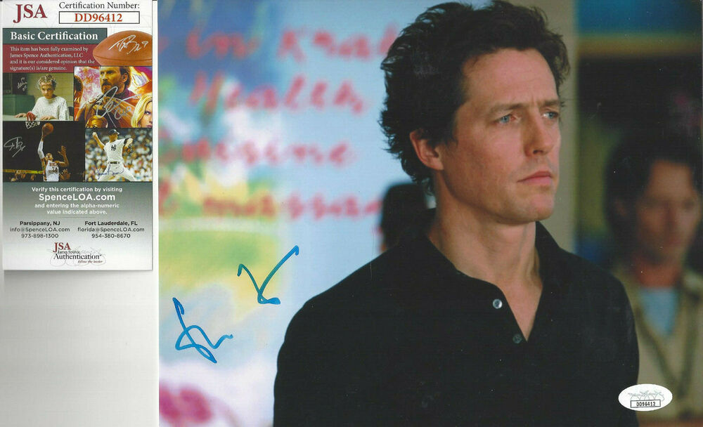 Actor Hugh Grant  autographed 8x10 color  Photo Poster painting  JSA Certified